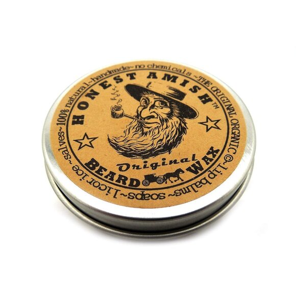 Honest Amish Original Beard Wax - All Natural and Organic- 2 ounce - Picture 1 of 4